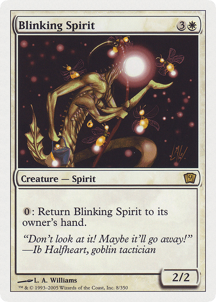 Blinking Spirit (9ED-008) [9th Edition] Foil