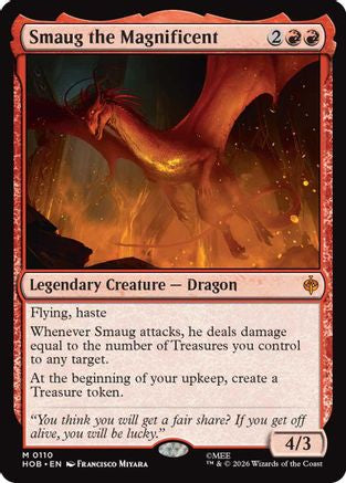 Smaug the Magnificent (HOB-110) [The Hobbit] Foil