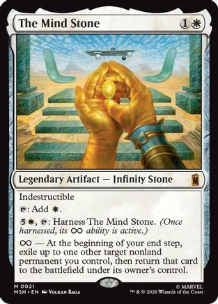 The Mind Stone (MSH-021) [Marvel Super Heroes] Foil