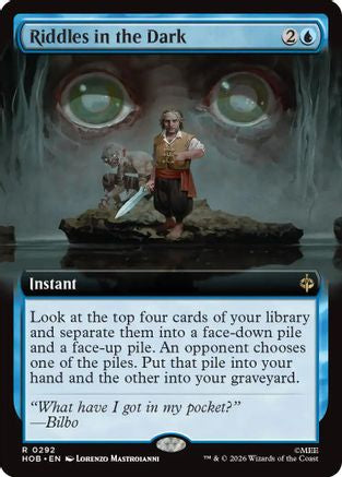 Riddles in the Dark (Extended Art) (HOB-292) [The Hobbit] Foil