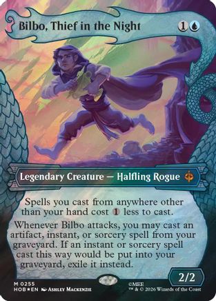 Bilbo, Thief in the Night (Showcase) (Surge Foil) (HOB-255) [The Hobbit] Foil