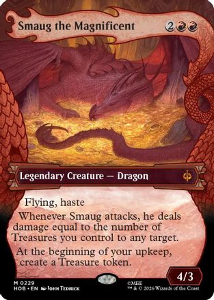 Smaug the Magnificent (Showcase) (HOB-229) [The Hobbit] Foil