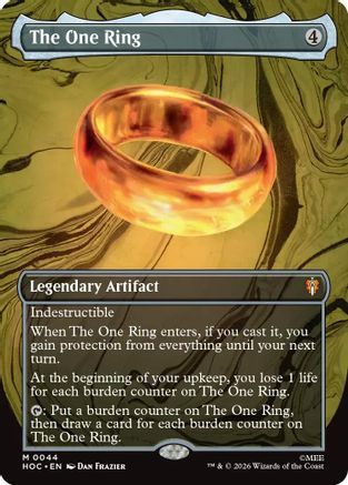 The One Ring (Borderless) (HOC-044) [The Hobbit] Foil