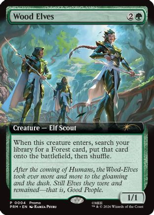 Wood Elves (Extended Art) (PRM-004) [Promo Pack: The Hobbit] Foil
