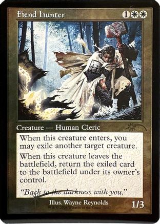 Fiend Hunter (Retro Frame) (SLD-7137) [Secret Lair Drop Series] Foil