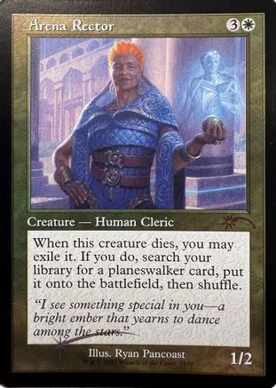 Arena Rector (Retro Frame) (SLD-7130) [Secret Lair Drop Series] Foil
