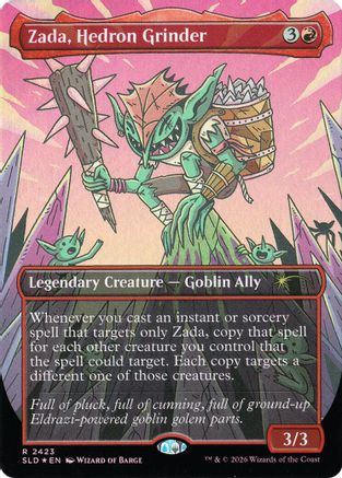 Zada, Hedron Grinder (Display Commander) - Thick Stock (SLD-2423) [Secret Lair Drop Series] Foil