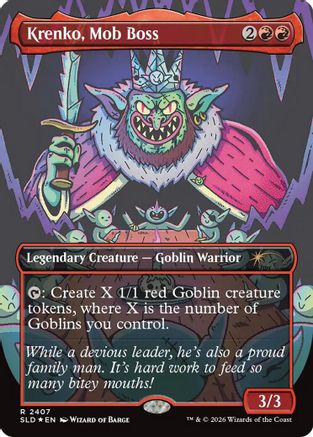 Krenko, Mob Boss (SLD-2407) [Secret Lair Drop Series] Foil
