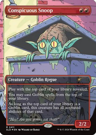 Conspicuous Snoop (SLD-2411) [Secret Lair Drop Series] Foil