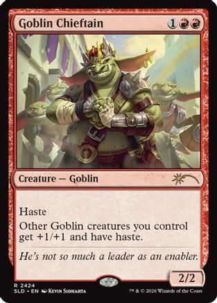 Goblin Chieftain (SLD-2424) [Secret Lair Drop Series]