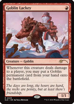 Goblin Lackey (SLD-2425) [Secret Lair Drop Series]