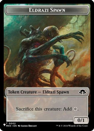 Eldrazi Spawn (MH3) // Rat (WOE) Double-Sided Token (LIST-2 // 7) [The List Reprints]