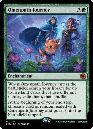 Omenpath Journey (PPSOS-018) [Promo Pack: Secrets of Strixhaven] Foil