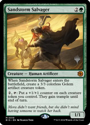 Sandstorm Salvager (PPSOS-019) [Promo Pack: Secrets of Strixhaven]