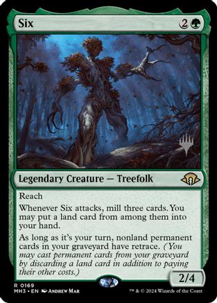 Six (PPSOS-169) [Promo Pack: Secrets of Strixhaven] Foil
