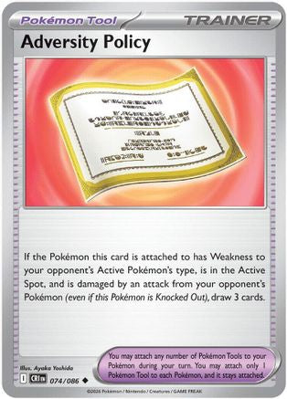 Adversity Policy (074) [ME04 Chaos Rising] Reverse Holofoil - Uncommon
