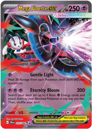 Mega Floette ex (035/086) [ME04 Chaos Rising] Holofoil - Double Rare
