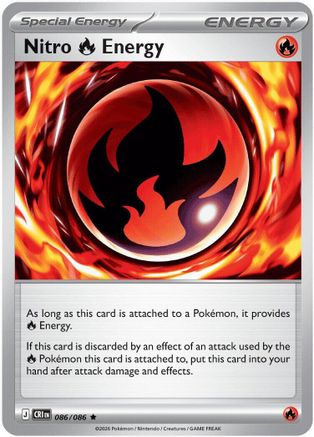Nitro R Energy (086) [ME04 Chaos Rising] Reverse Holofoil - Rare