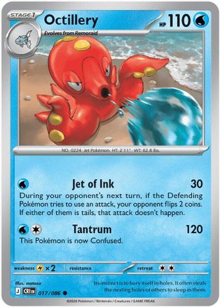 Octillery (017) [ME04 Chaos Rising] - Common