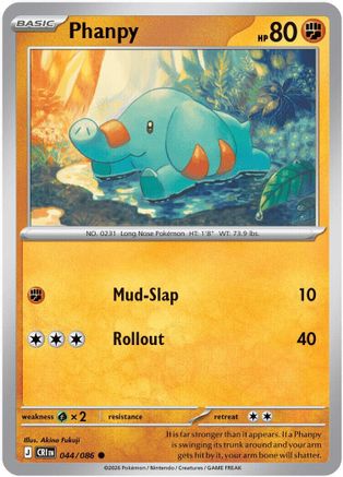 Phanpy (044) [ME04 Chaos Rising] - Common