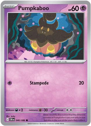Pumpkaboo (040) [ME04 Chaos Rising] Reverse Holofoil - Common