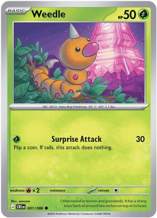 Weedle (001) [ME04 Chaos Rising] - Common