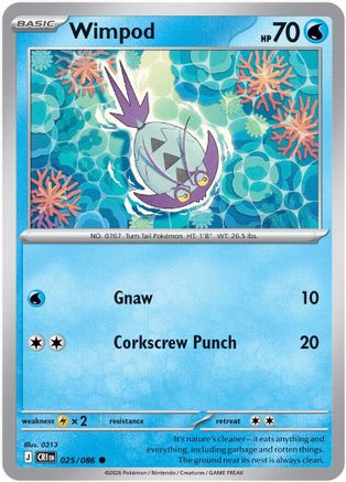 Wimpod (025) [ME04 Chaos Rising] Reverse Holofoil - Common