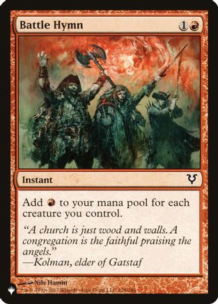Battle Hymn (LIST-128) [The List Reprints]