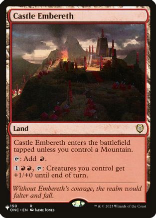 Castle Embereth (LIST-150) [The List Reprints]