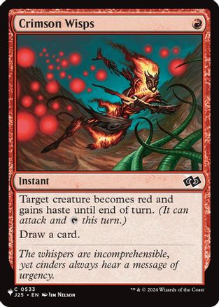 Crimson Wisps (J25) (LIST-533) [The List Reprints]