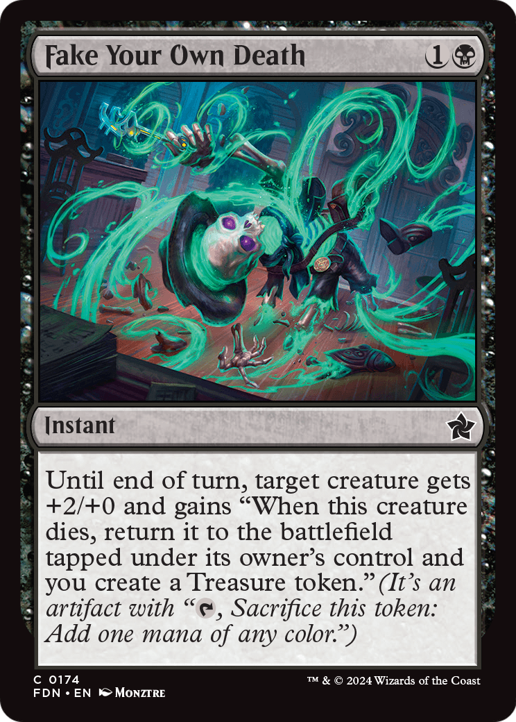 Fake Your Own Death (FDN-174) [Foundations] Foil