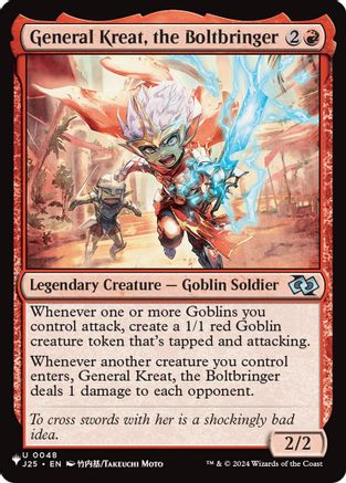 General Kreat, the Boltbringer (Anime) (LIST-048) [The List Reprints]