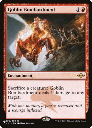Goblin Bombardment (MH2) (LIST-279) [The List Reprints]