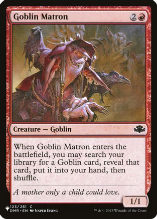 Goblin Matron (DMR) (LIST-123) [The List Reprints]