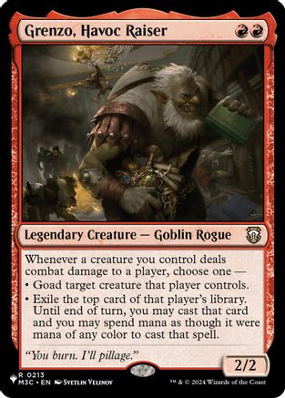 Grenzo, Havoc Raiser (LIST-213) [The List Reprints]