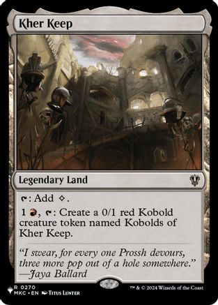 Kher Keep (MKC) (LIST-270) [The List Reprints]
