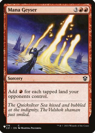 Mana Geyser (C21) (LIST-176) [The List Reprints]