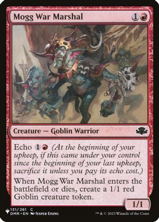 Mogg War Marshal (DMR) (LIST-131) [The List Reprints]