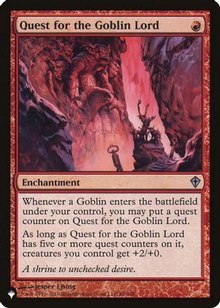 Quest for the Goblin Lord (LIST-086) [The List Reprints]