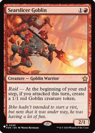 Searslicer Goblin (LIST-093) [The List Reprints]