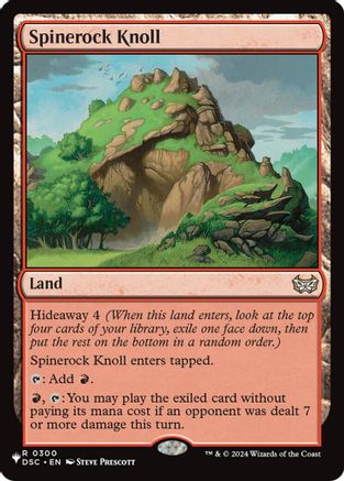 Spinerock Knoll (DSC) (LIST-300) [The List Reprints]