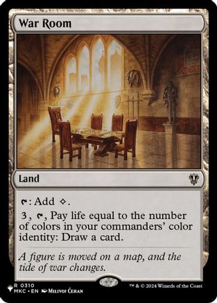 War Room (MKC) (LIST-310) [The List Reprints]