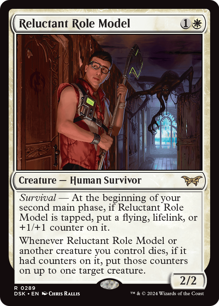 Reluctant Role Model (DSK-289) [Duskmourn: House of Horror]