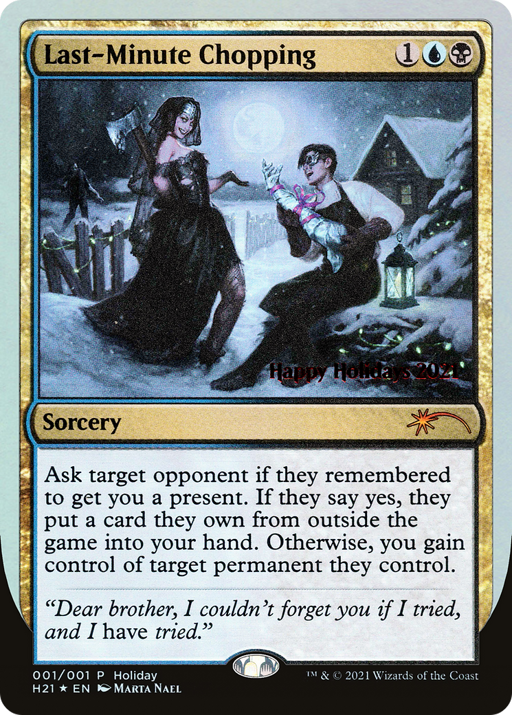 Last-Minute Chopping (SPECIAL-001) [Happy Holidays] Foil