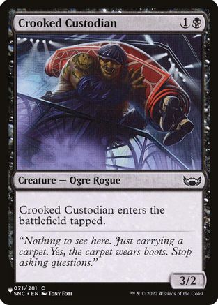Crooked Custodian (LIST-071) [The List Reprints]