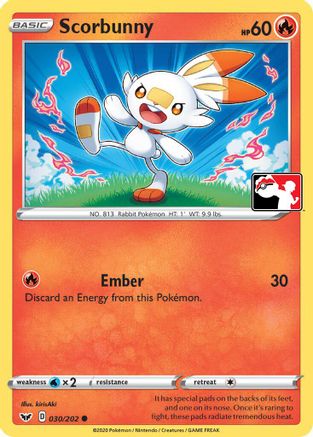 Scorbunny (Library Exclusive) (031) [Miscellaneous Cards & Products] Reverse Holofoil - Common