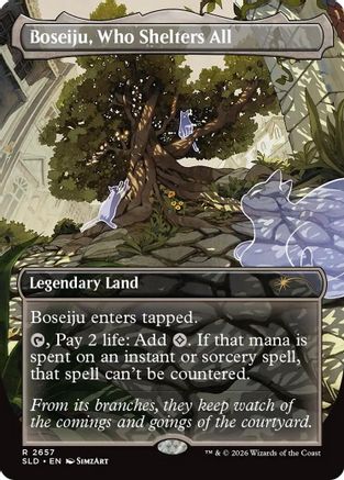 Boseiju, Who Shelters All (SLD-2657) [Secret Lair Drop Series] Foil