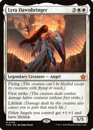 Lyra Dawnbringer (FDN-738) [Foundations]