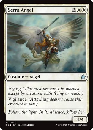 Serra Angel (FDN-740) [Foundations]