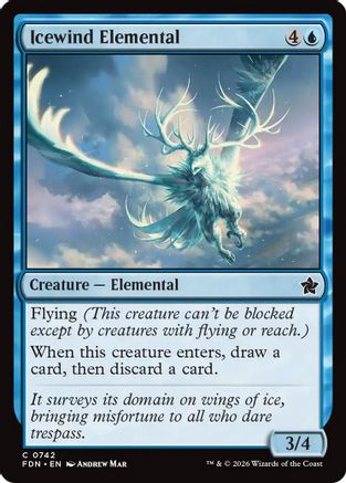 Icewind Elemental (FDN-742) [Foundations]